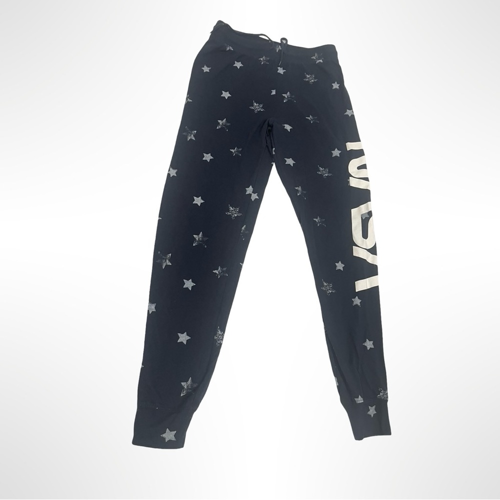NASA Star Print Joggers with NASA Logo Navy Blue And White Size Medium